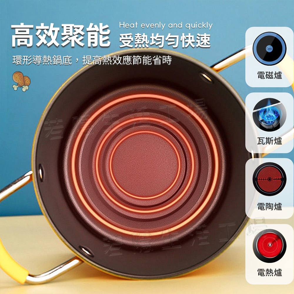炸炸壺 迷你油炸鍋 3L油鍋 304不銹鋼網 家用小油鍋 日式炸物鍋 煮麵 天婦羅鍋 湯鍋-細節圖6