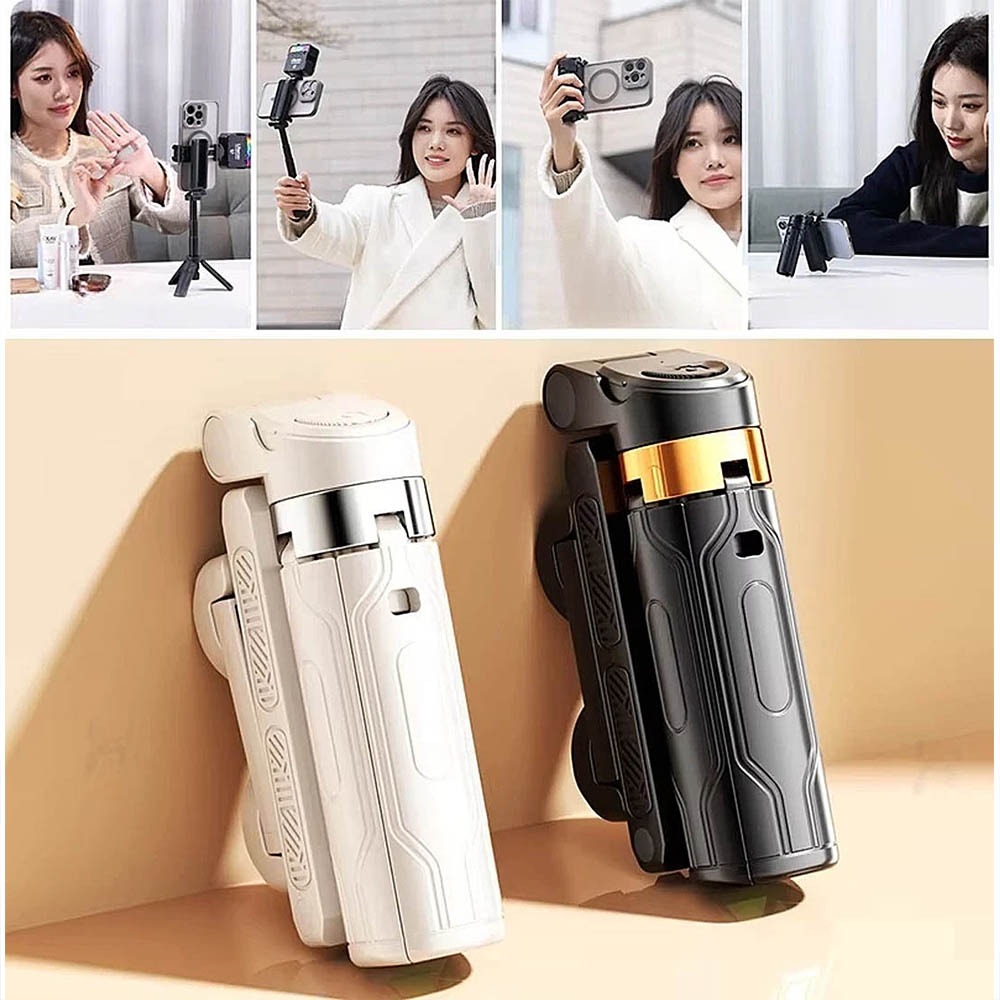 迷你自拍棒 360度旋轉橫豎拍 手機助拍器 手機拍攝影 自拍桿 拉伸支架 腳架 手機支架  自拍神器-細節圖8