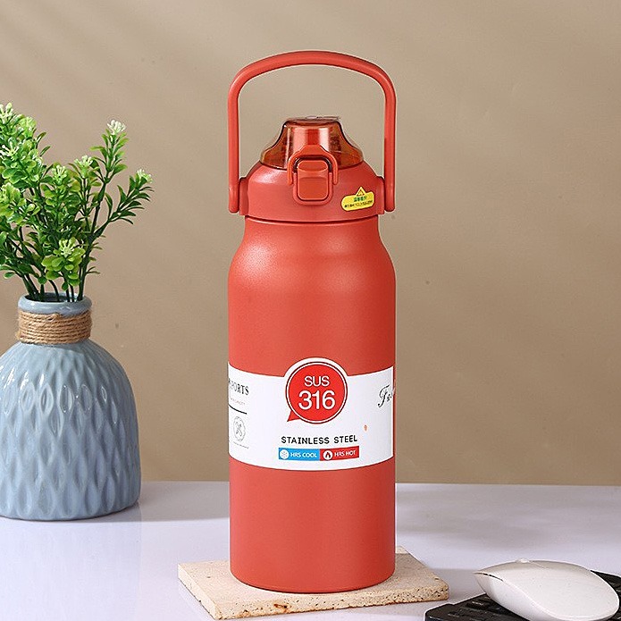 316不鏽鋼保溫瓶 醫療級不銹鋼 保溫杯 1000ml/1300ml/1700ml 大容量水瓶 水壺 環保杯-規格圖8