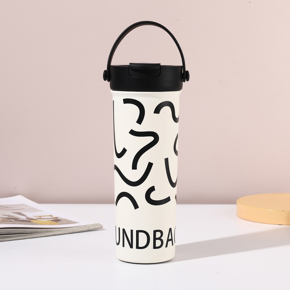 GOOM藝術手繪水杯 316不銹鋼保溫杯 咖啡杯 600ml 手提冰霸杯 吸管保溫杯 茶倉保溫杯 隨行杯 水-規格圖7