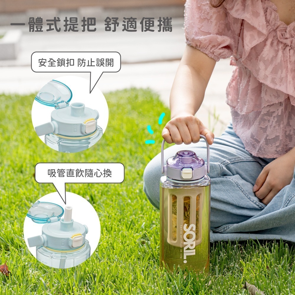 【SORIL】Tritan冷萃水壺1.5L、2L配件-細節圖3