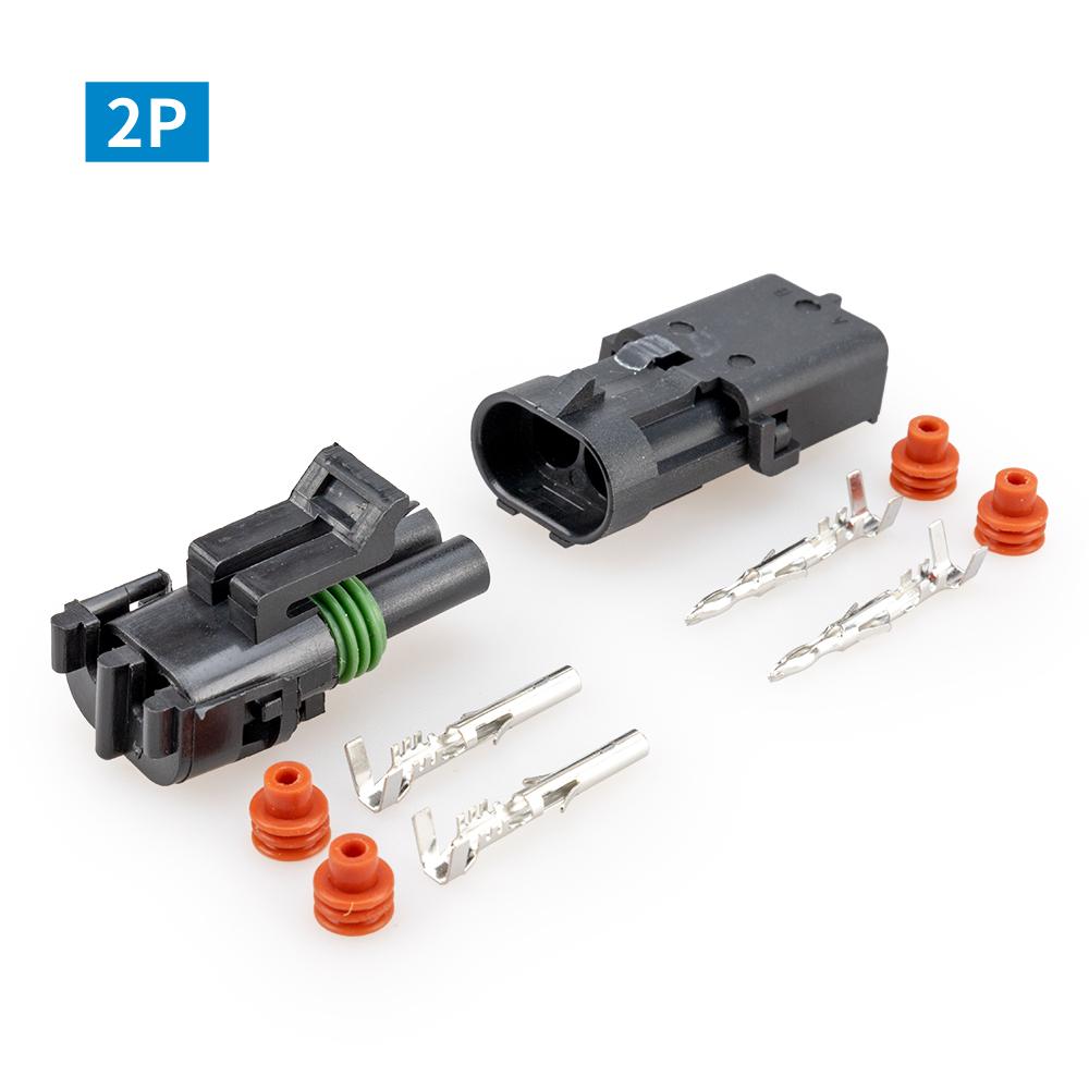 汽車防水接頭 2.5mm 汽車防水連接器 線束插頭 汽車防水插頭 汽車防水線 汽車線束接頭 防水插頭-細節圖2