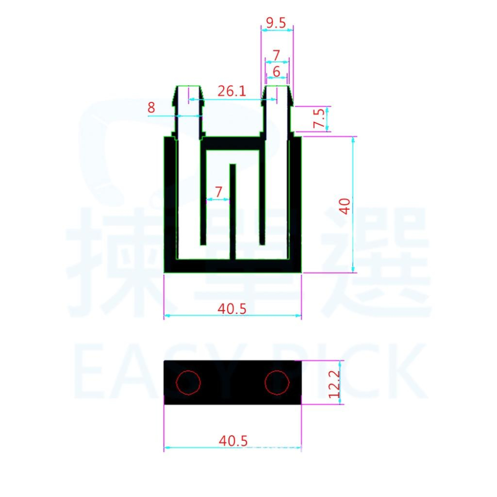 水冷頭 製冷片水冷 鋁片 40*40 ~ 40*180 多種規格 台灣現貨 鋁製水冷頭 制冷晶片用 水族 散熱 水冷-細節圖2