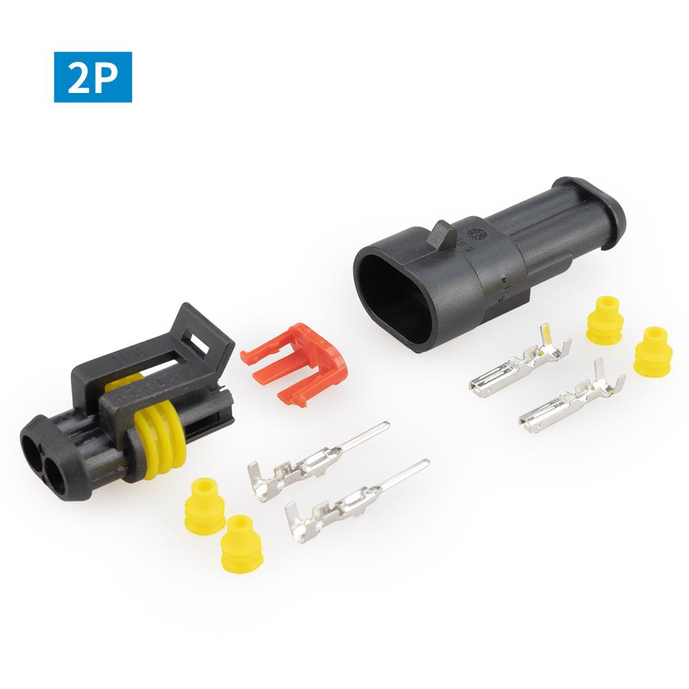 汽車防水接頭 1.5mm 汽車防水連接器 線束插頭 汽車防水插頭 汽車防水線 汽車線束接頭 防水插頭-細節圖2