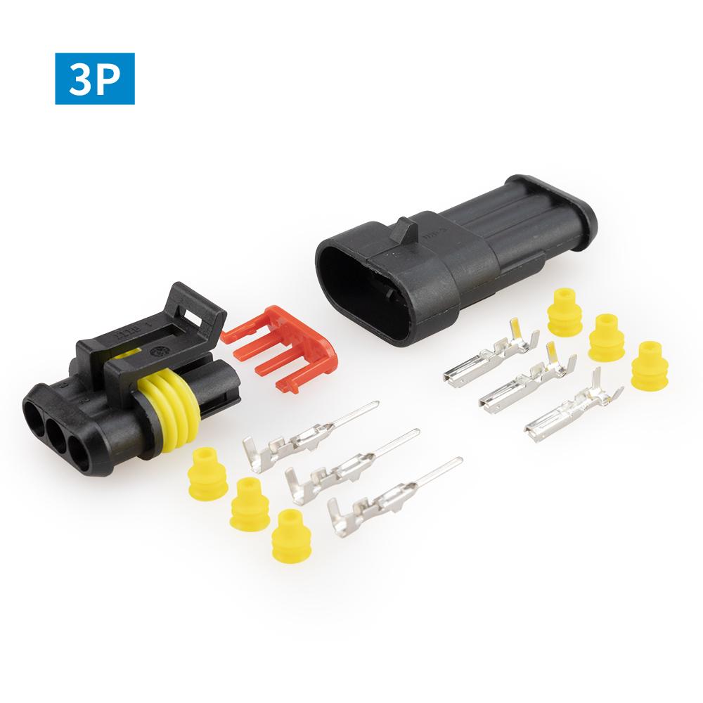 汽車防水接頭 1.5mm 汽車防水連接器 線束插頭 汽車防水插頭 汽車防水線 汽車線束接頭 防水插頭-細節圖3