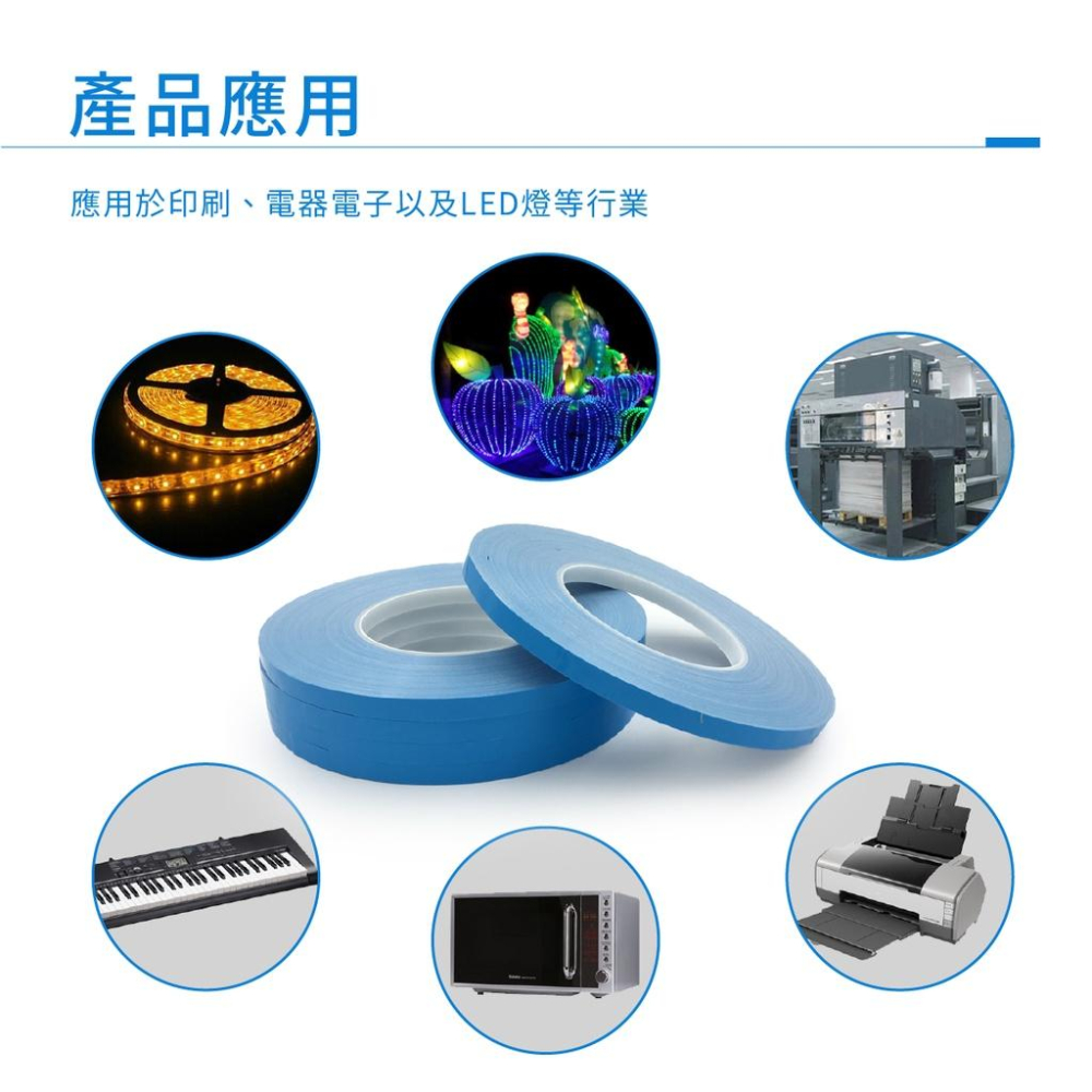 導熱膠帶 25米裝 5~60mm 種類齊全 散熱膠帶 熱傳導膠帶 1.5W/m.k 高導熱 矽膠膠帶-細節圖3
