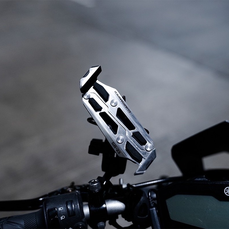 GUARDAMPER 銀刃 GR-23 專業 抗震 不鏽鋼 減震 機車 手機架 手機支架 機車手機架 WRI抗震-細節圖7