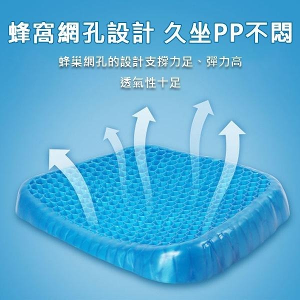 涼感凝膠坐墊 水感凝膠坐墊 椅墊 減壓坐墊 汽車坐墊 蜂巢坐墊 凝膠坐墊 水感坐墊 凝膠 冰涼墊 座墊 蜂巢式減壓坐墊-細節圖7