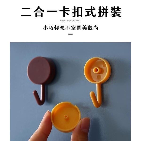 馬卡龍無痕掛鉤 免打孔無痕粘貼 圓形小掛勾 無痕掛勾 簡約掛勾 北歐風 小掛勾 彩色掛鉤 掛鈎 圓形掛鉤 北歐風圓形掛勾-細節圖5