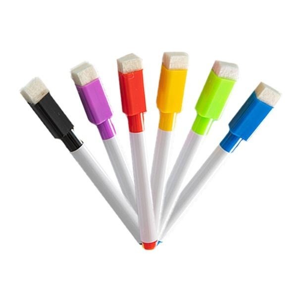 彩色白板筆 白板筆 小白板筆 可擦式白板筆 辦公 文具 彩色筆 帶刷白板筆 水性白板筆 可擦式白板筆 水性彩色筆 麥克筆-細節圖8