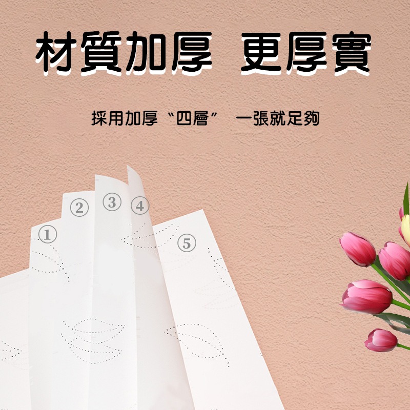 懸掛式抽紙 厚款 4層 衛生紙 可掛式加量加厚棉柔紙巾 擦手紙 柔膚巾 紙巾 原生木漿-細節圖3