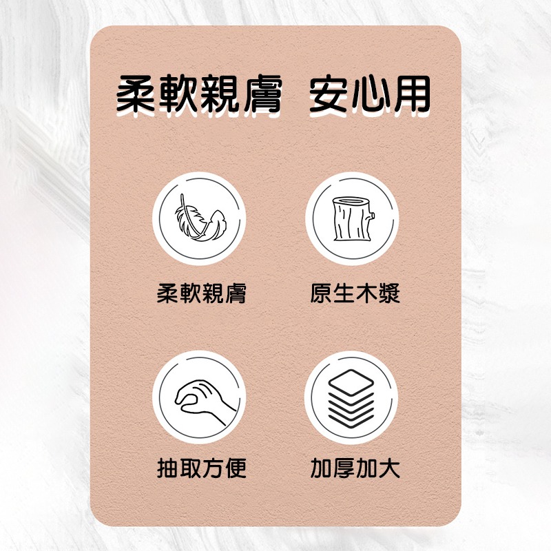 懸掛式抽紙 厚款 4層 衛生紙 可掛式加量加厚棉柔紙巾 擦手紙 柔膚巾 紙巾 原生木漿-細節圖4