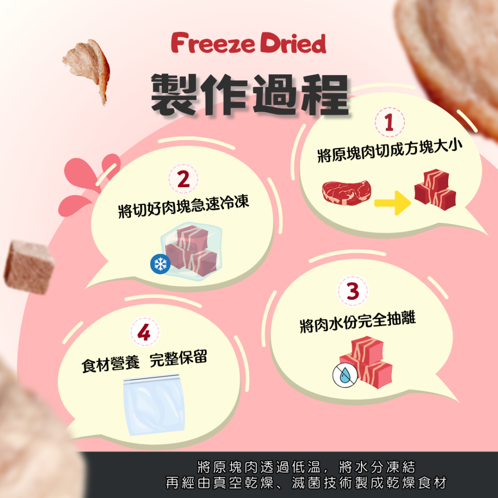 想寵 寵物凍乾 100g 凍乾 原肉凍乾 寵物零食 貓狗都可以 鼠 蝦 魚肉 牛肉 雞肉 起司 干貝 犬貓 高CP值-細節圖8