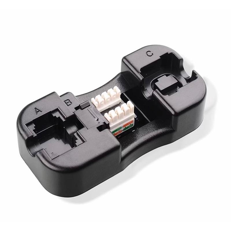 打線固定座 打線座 網路打線座 電話打線座 資訊插座 網路模組打線座 電話插座-細節圖3