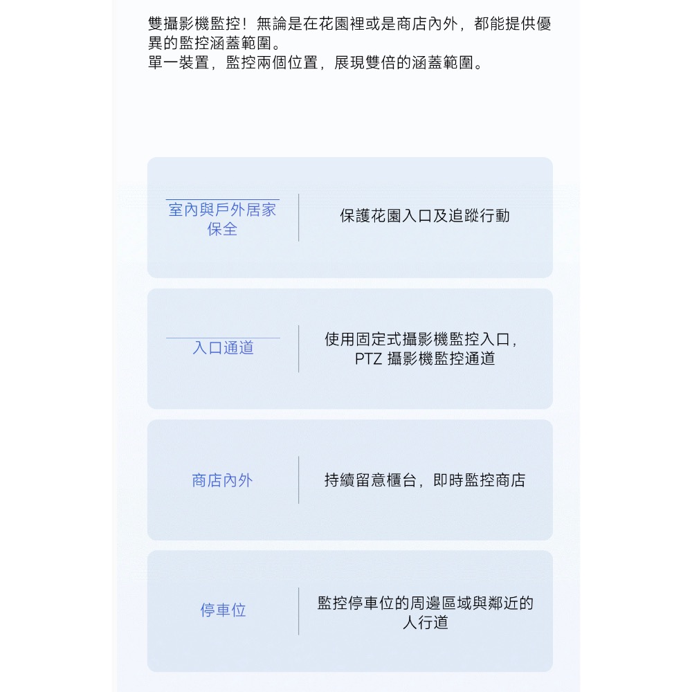 Xiaomi 室外攝影機 CW500 雙攝版 小米攝影機 CW500 雙攝版 小米室外監視器 小米攝影機 室外雙鏡頭-細節圖4