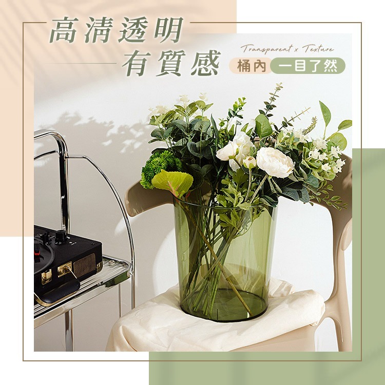 垃圾桶 廁所垃圾桶 垃圾桶北歐 浴室垃圾桶 垃圾筒 透明垃圾桶 防水垃圾桶 垃圾桶 5L 家用垃圾桶 壓克力【B062】-細節圖3