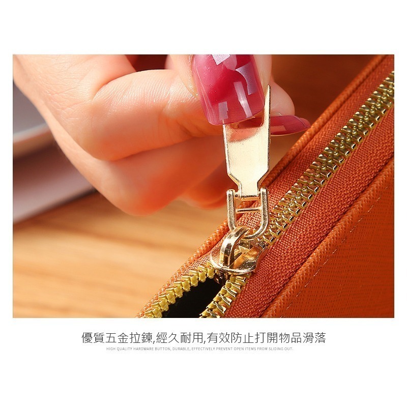 🎀時尚高質感手機錢包🎀 女士錢包 簡約百搭手拿包 單拉女長款 大容量 錢包男女通用 時尚錢包(CA003)-細節圖9