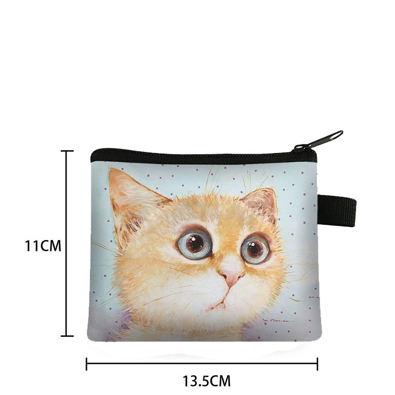 (當日出貨)零錢包 貓咪零錢包 拉鏈包 錢包 貓奴 貓星人 猫咪零錢包 猫星人 貓零錢包 可愛零錢包(CA008)-細節圖2