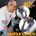 【MEGA COOUV】防曬冰感魔術頭巾 多功能面罩 單車面罩 腳踏車魔術頭巾 騎行面罩UV-528-規格圖11