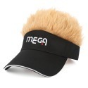 【MEGA GOLF 】日本設計保暖潮流造型帽 保暖 假髮帽 交換禮物 搞怪帽-規格圖5