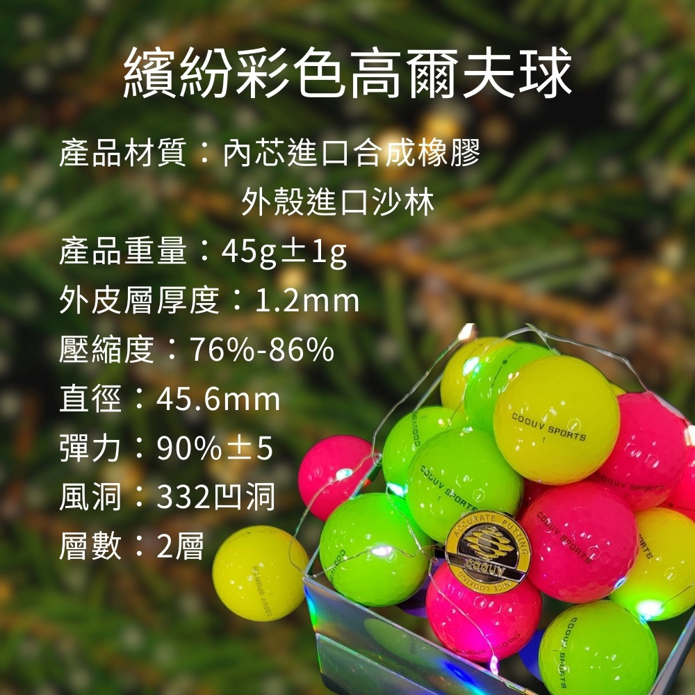 【MEGA GOLF】繽紛彩色高爾夫球 帽夾 4顆入 精裝組 交換禮物-細節圖7