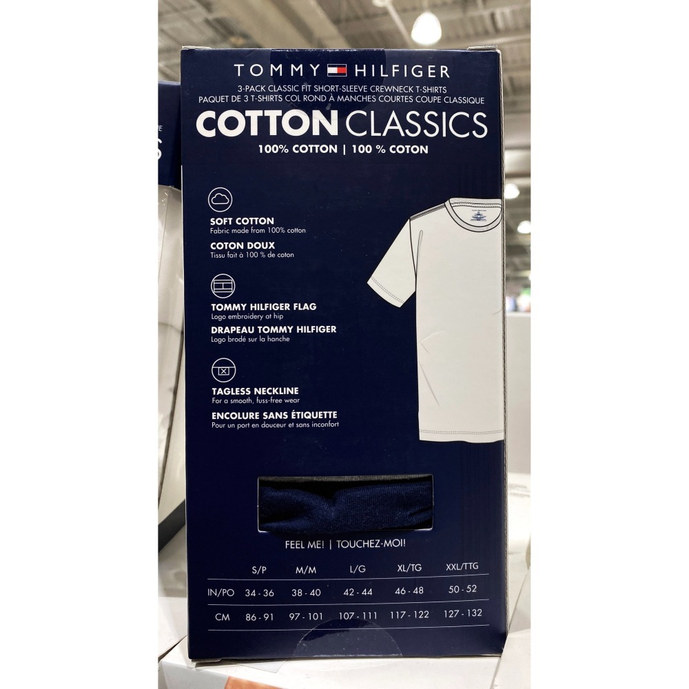 台中小蜜蜂美式賣場代購 (開發票統編) TOMMY HILFIGER 男 短袖上衣 短袖 上衣 T恤 3件組-細節圖2