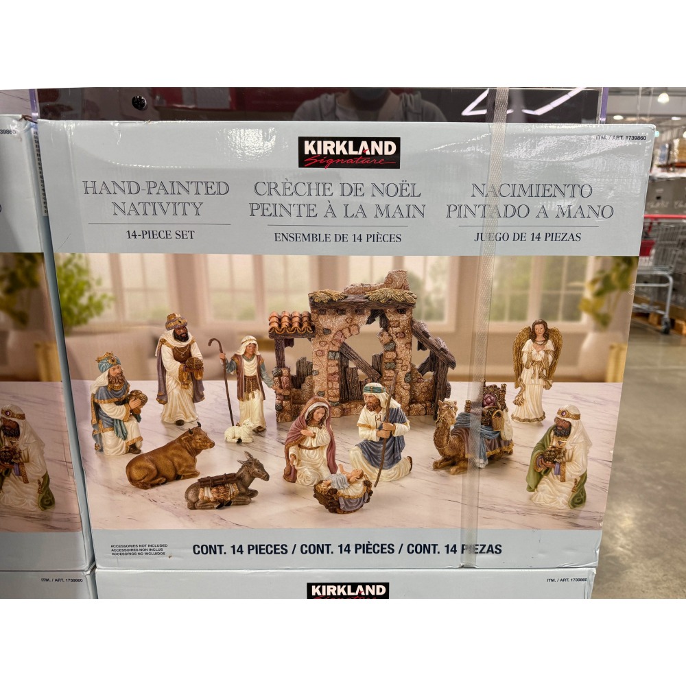 台中小蜜蜂美式賣場代購 (開發票統編) 科克蘭 耶穌誕生組 聖誕節 裝飾 燈飾 擺飾 耶穌 聖經-細節圖2