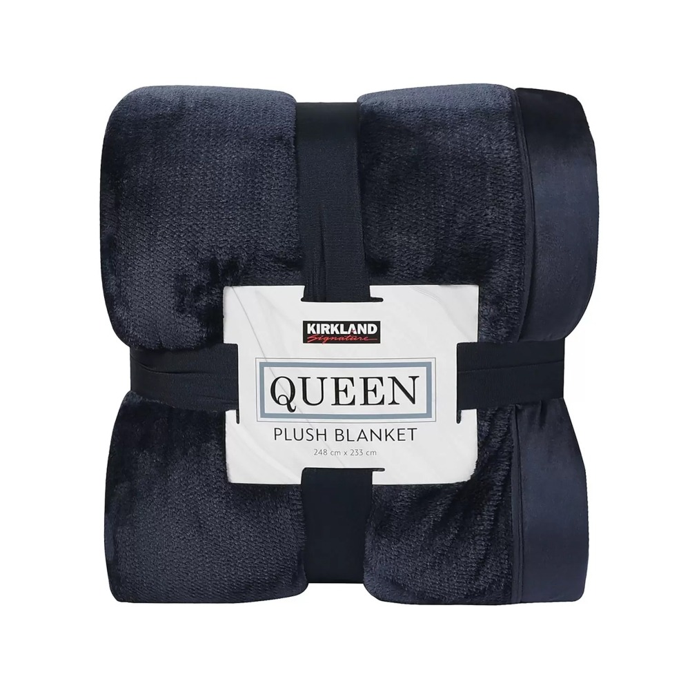 台中小蜜蜂美式賣場代購 (開發票統編) 科克蘭 雙人 舒適毯 毯子 毛毯 懶人毯 保暖 雙人毯 248x233cm-細節圖4