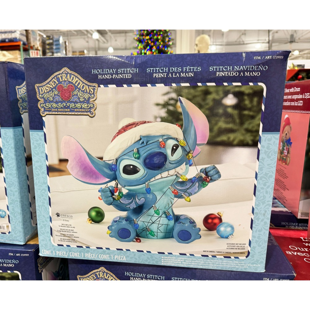 台中小蜜蜂美式賣場代購 (開發票統編) STITCH 史迪奇 聖誕裝飾 裝飾 聖誕節 聖誕 交換禮物 燈飾-細節圖4