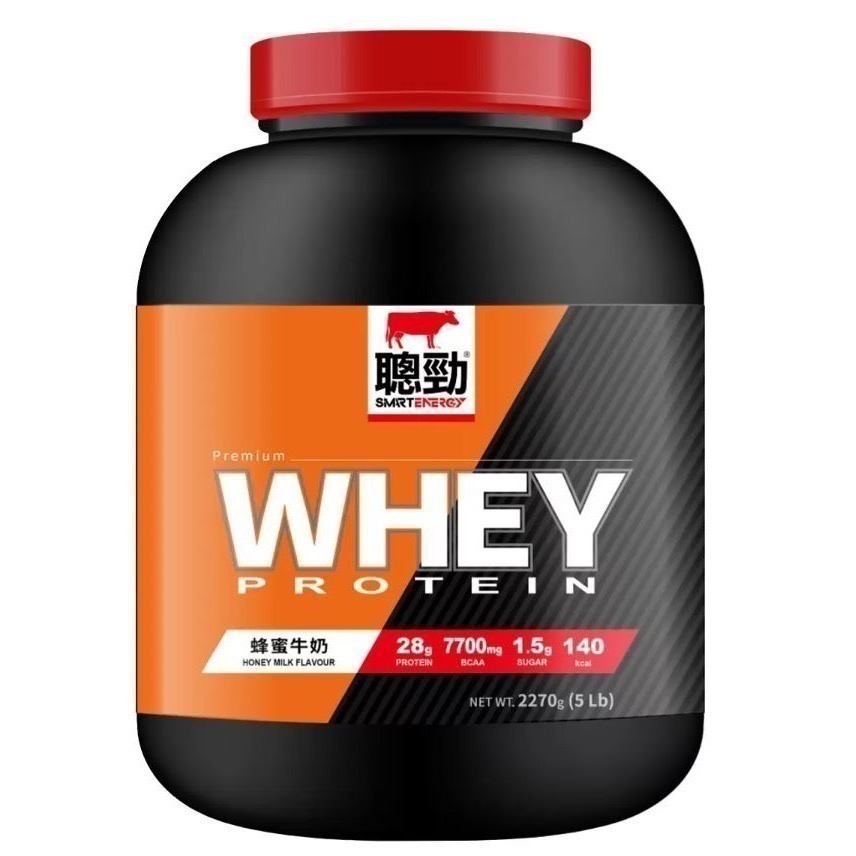 台中小蜜蜂美式賣場代購 (開發票統編) 紅牛 聰勁 即溶乳清蛋白 乳清蛋白 乳清 蛋白粉 2.27公斤-規格圖6
