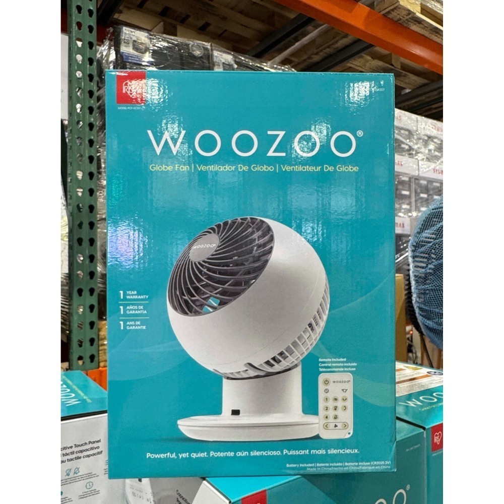 台中小蜜蜂美式賣場代購 (開發票統編) IRIS Woozoo 空氣循環扇 PCF-SC15T-CT 循環扇 電風扇-細節圖2