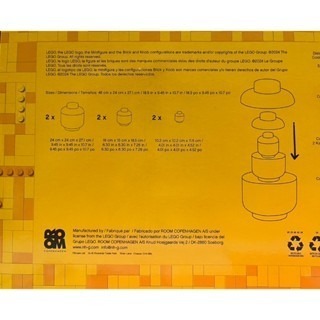 台中小蜜蜂美式賣場代購 (開發票統編) LEGO 樂高 積木造型收納盒 迷你 玩具 積木 2大2小2-細節圖3