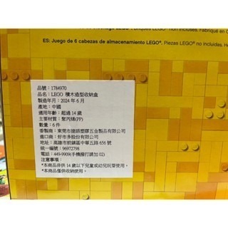 台中小蜜蜂美式賣場代購 (開發票統編) LEGO 樂高 積木造型收納盒 迷你 玩具 積木 2大2小2-細節圖4