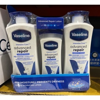 台中小蜜蜂美式賣場代購 (開發票統編) Vaseline 凡士林 進口潤膚乳液組 潤膚乳 乳液 身體乳-規格圖6