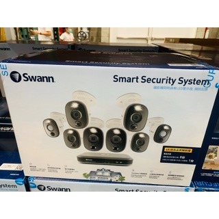 台中小蜜蜂美式賣場代購 (開發票統編) Swann 8支八百萬畫素攝影機 + 4TB 八路 DVR 監控主機組-細節圖2
