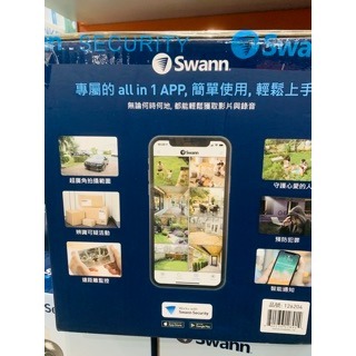 台中小蜜蜂美式賣場代購 (開發票統編) Swann 8支八百萬畫素攝影機 + 4TB 八路 DVR 監控主機組-細節圖3