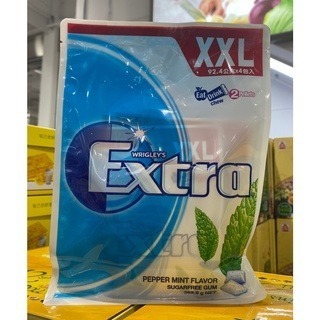 台中小蜜蜂美式賣場代購 (開發票統編) EXTRA 無糖口香糖 原味薄荷 葡萄口味 口香糖-規格圖6