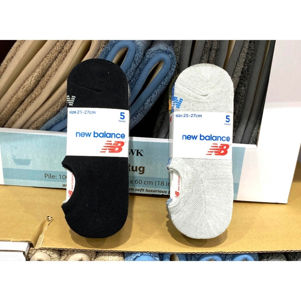 台中小蜜蜂美式賣場代購 (開發票統編) NEW BALANCE 男短襪 短襪 男襪 5入-細節圖2