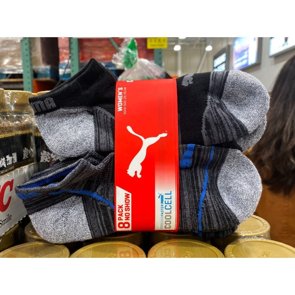 台中小蜜蜂美式賣場代購 (開發票統編) PUMA 女快乾排汗短襪 快乾襪 女襪 短襪 排汗襪 襪子 8雙入-規格圖4