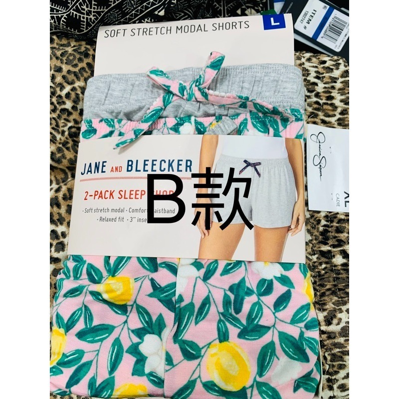 台中小蜜蜂美式賣場代購 (開發票統編) JANE ＆ BLEECKER 女居家 短褲 兩件組-細節圖3