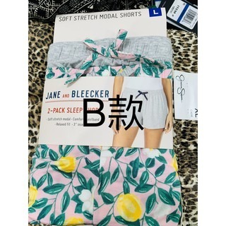 台中小蜜蜂美式賣場代購 (開發票統編) JANE ＆ BLEECKER 女居家 短褲 兩件組-規格圖3