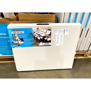 台中小蜜蜂美式賣場代購 (開發票統編) LIFETIME 工業級六呎 折疊桌 桌子 183*76*74cm-細節圖5