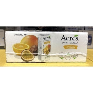 台中小蜜蜂美式賣場代購 (開發票統編) Acres 柳橙百香果綜合果汁 柳橙 百香果 綜合果汁 果汁 24入-細節圖3