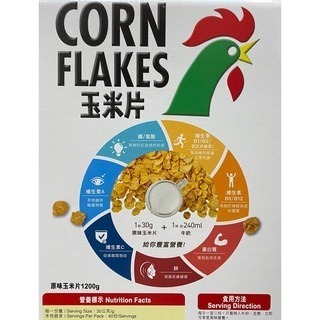 台中小蜜蜂美式賣場代購 (開發票統編) 家樂氏 原味玉米早餐脆片 麥片 600公克 X 2入-細節圖2