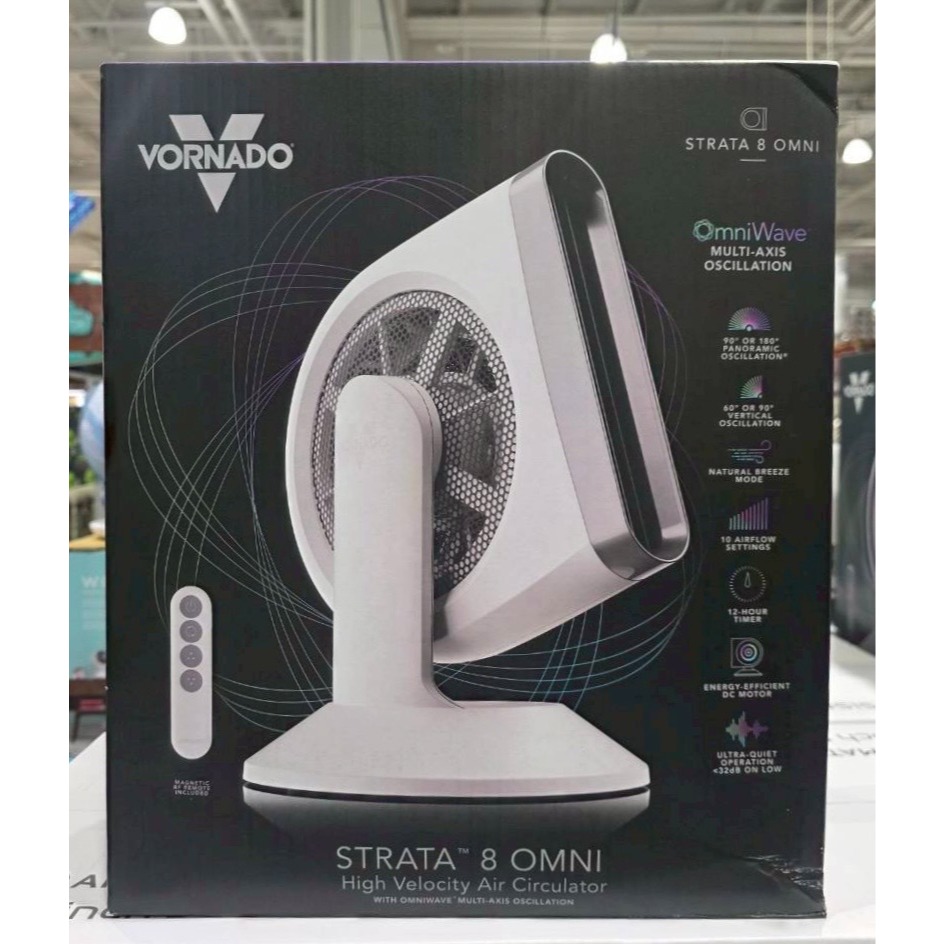 台中小蜜蜂美式賣場代購 (開發票統編) Vornado 渦流空氣循環扇 STRATA 8 OMNI-TW 循環扇 電風扇-細節圖3