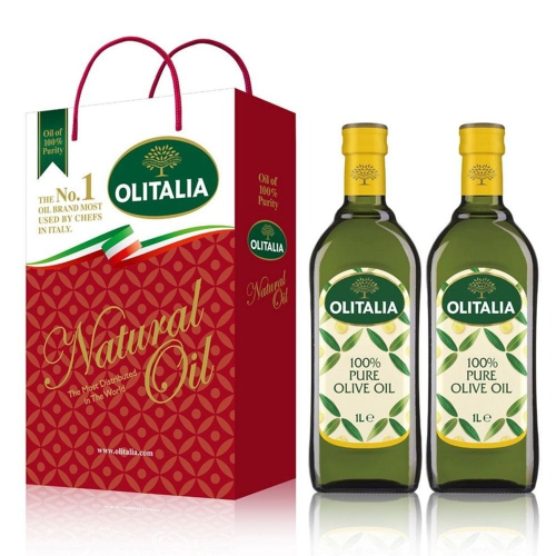 ~* 平安喜樂 *~義大利 奧利塔 Olitalia 純橄欖油禮盒組(1000mlx2瓶)