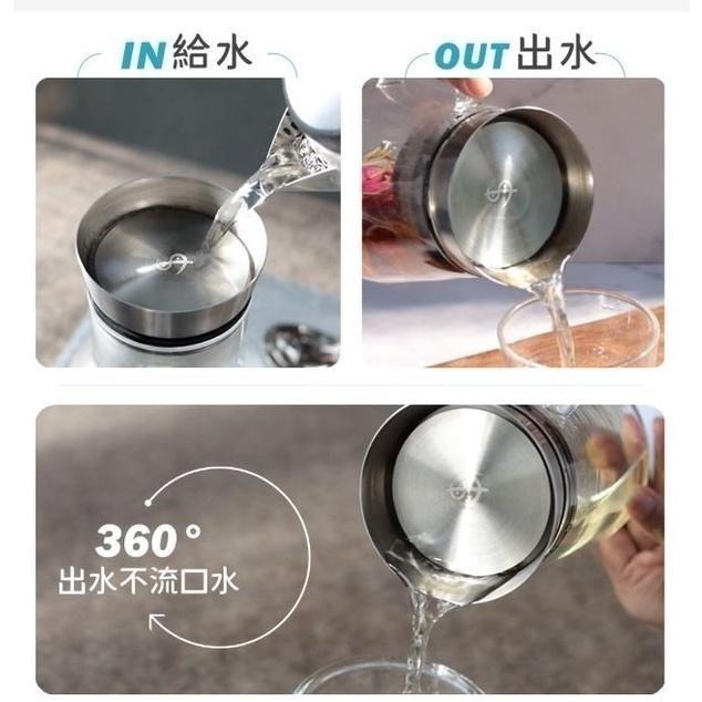 ~* 平安喜樂 *~Driver 甘丹茶壺 500ml 1000ml 沖泡器 花茶壼 泡茶器-細節圖7