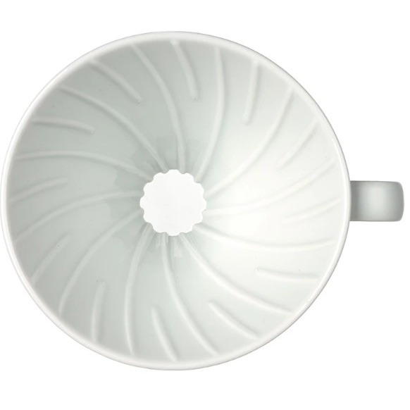 ~* 平安喜樂 *~Hario V60 VDC-01W VDC-02W 滴漏式咖啡濾器 濾杯  1~4人份 附咖啡匙-細節圖3