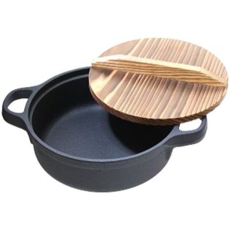 ~* 平安喜樂 *~日本 OIGEN 盛榮堂 南部鐵器 壽喜鍋 煎鍋 附蓋平底鍋 26cm CA-004-細節圖3