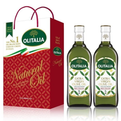 ~* 平安喜樂 *~義大利 奥利塔 Olitalia 特級初榨橄欖油禮盒組(1000mlx2瓶)
